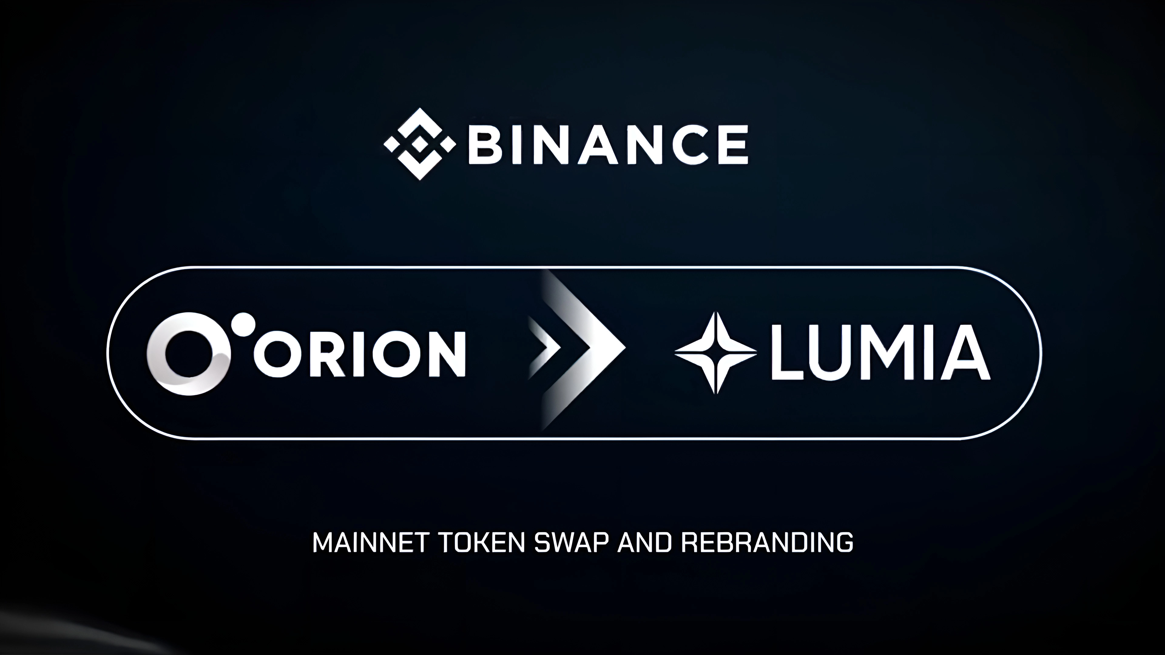 Binance hỗ trợ quy đổi token ORN sang LUMIA tỷ lệ 1:1, nhưng tăng 158% nguồn cung